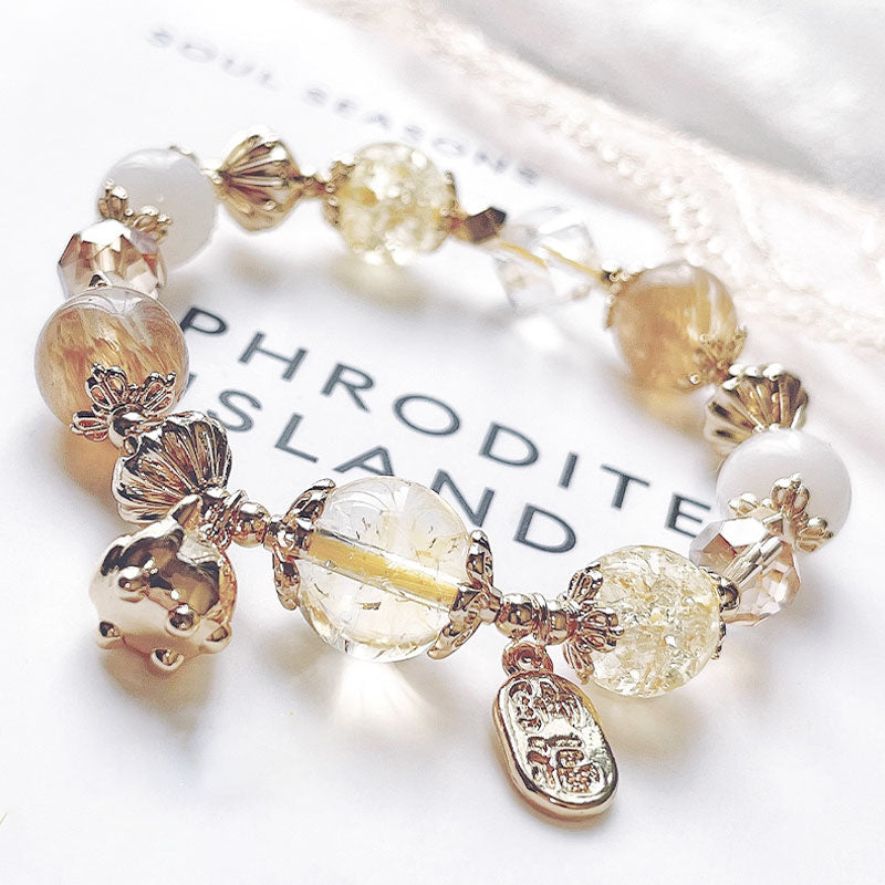 [金/METAL] Citrine Bracelet · 財