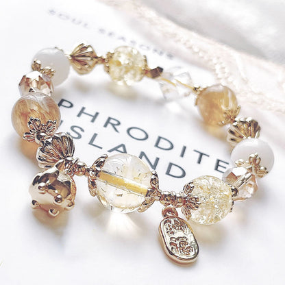 [金/METAL] Citrine Bracelet · 財