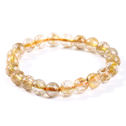 [金/METAL] Rutilated Quartz Bracelet · 栗坊