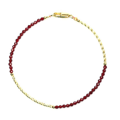 [火/FIRE] Red Spinel Bracelet · 紅姻