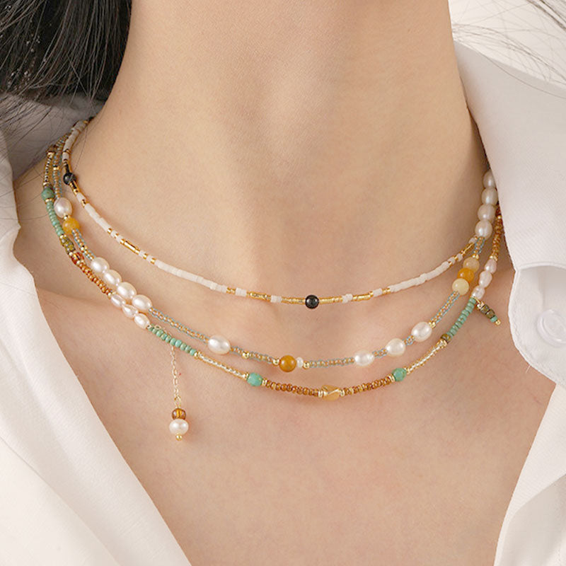 [土/EARTH] Harmony Layered Necklace · 採擷