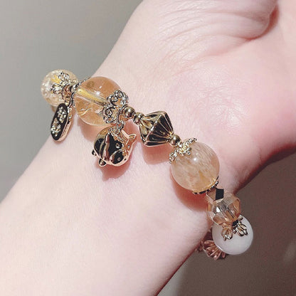 [金/METAL] Citrine Bracelet · 財