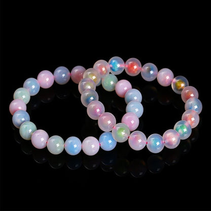 [土/EARTH] Candy-Centred Agate Bracelet · 糖荳