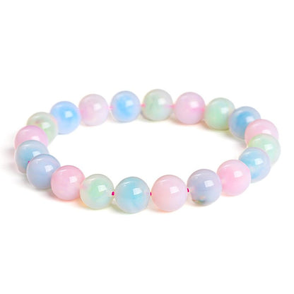 [土/EARTH] Candy-Centred Agate Bracelet · 糖荳