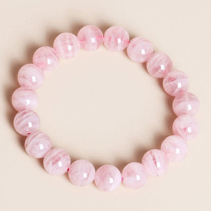 [火/FIRE] Afghanistan Pink Jade Gemstone Bracelet · 薄櫻