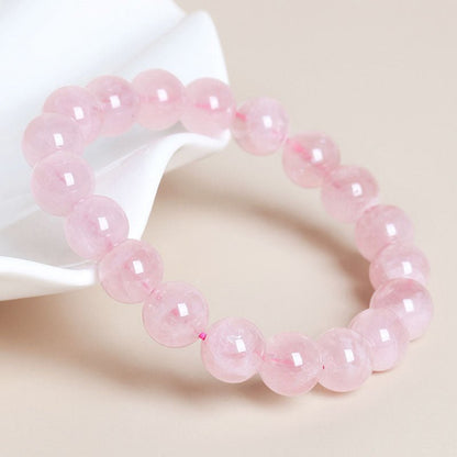 [火/FIRE] Afghanistan Pink Jade Gemstone Bracelet · 薄櫻