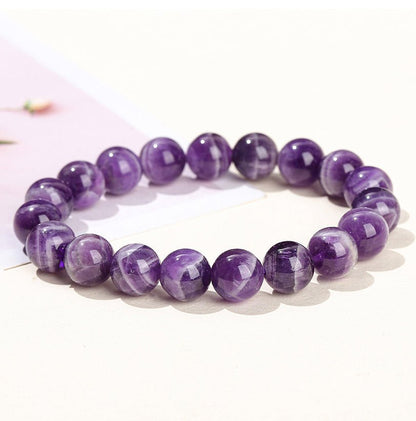 [水/WATER] Amethyst Gemstone Bracelet · 堇