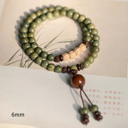 [木/WOOD] Green Sandalwood Bracelet · 鬆石