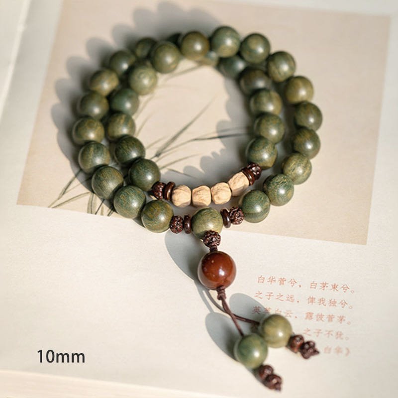 [木/WOOD] Green Sandalwood Bracelet · 鬆石