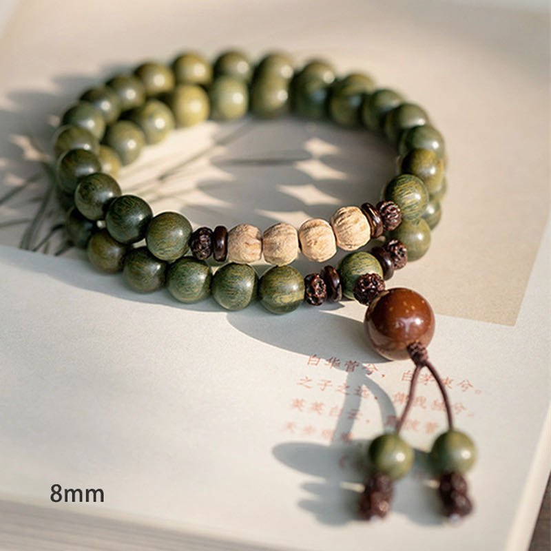 [木/WOOD] Green Sandalwood Bracelet · 鬆石