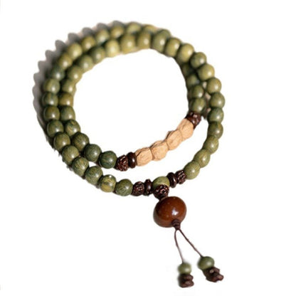 [木/WOOD] Green Sandalwood Bracelet · 鬆石