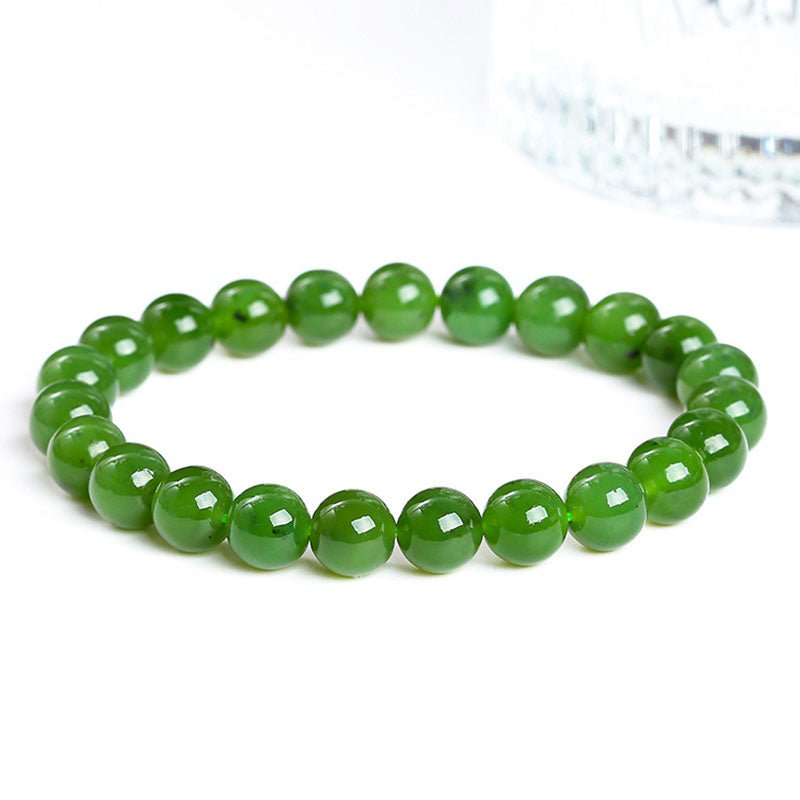 [木/WOOD] Hetian Nephrite Bracelet · 若竹