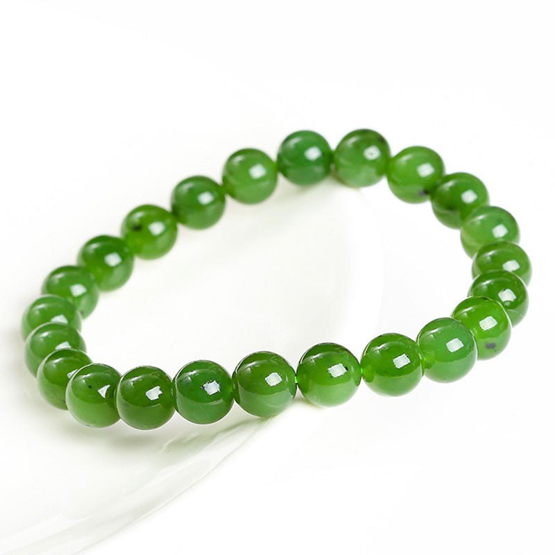 [木/WOOD] Hetian Nephrite Bracelet · 若竹